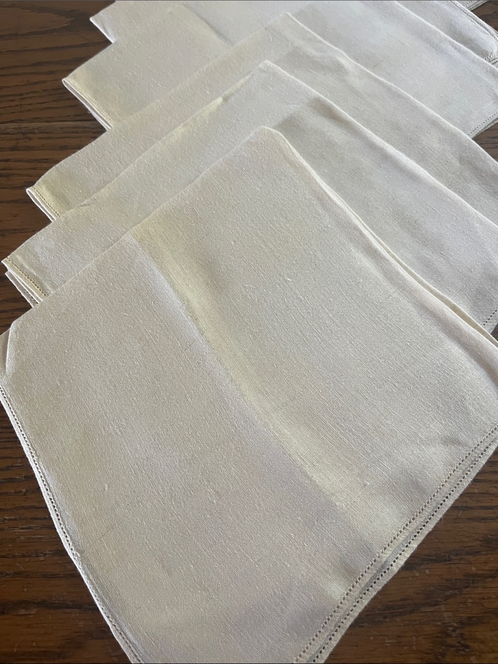 Vintage Cotton Napkins- Set of 7